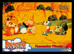 NM - Topps Pokemon Peacemaker Pikachu #46 The First Movie (Blue Logo) - Image 1