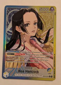Boa Hancock - OP14-041 (Alternate Art Leader) The Azure Sea's Seven - Image 1