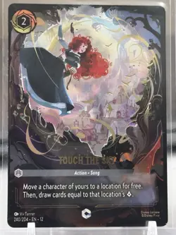 Touch The Sky Merida Enchanted Disney Lorcana Wilds Unknown Foil 240/204 - Image 1