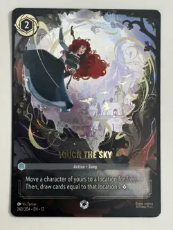 Touch The Sky Merida Enchanted Disney Lorcana Wilds Unknown Foil 240/204 - Image 2