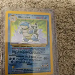 Blastoise 2/102 Pokemon Card TCG Base Set Unlimited Holo Rare MP - Image 1