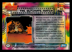 NM - Topps Pokemon The Ultimate Match #34 The First Movie (Blue Logo) - Image 2
