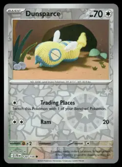 Dunsparce 120/159 Reverse Holo Journey Together Pokemon TCG trading card - Image 1