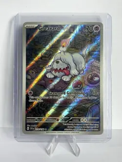 Pokemon TCG Greavard Illustration Art Rare Card 214/198 SV1 Scarlet Violet Base - Image 1