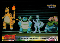NM - Topps Pokemon Round One Equals Defeat #26 The First Movie (Blue Logo) - Image 1
