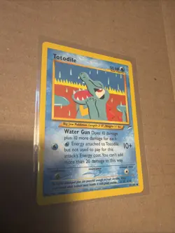 Totodile 85/105 Pokemon TCG Neo Destiny LP+ /NM Vintage 2002 Card - Image 3
