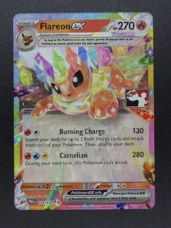 Flareon Ex 014/131 Prize Pack Series Promo Stamped Card Holo Pokemon - Image 1