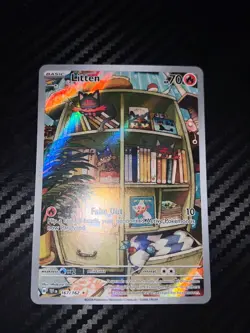 Litten 167/162 SV05: Temporal Forces Holo Pokemon TCG Card - Image 1