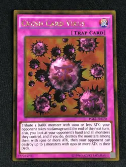 YUGIOH CRUSH CARD VIRUS PGL2-EN070 GOLD - Image 1