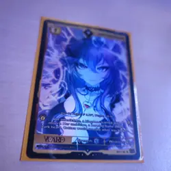 VCard TCG First Edition Rising Stars Gamersupps 9 Foil Vtuber Card Cottontail Va - Image 3