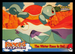 NM - Topps Pokemon The Water Race Is On! #47 The First Movie (Blue Logo) - Image 1