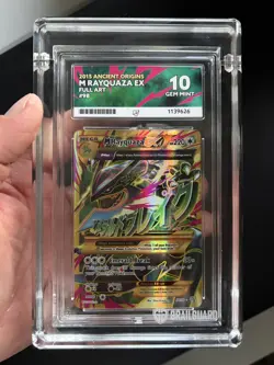 Pokemon M Rayquaza EX Ancient Origins Full Art Card 98/98 - ACE GEM MINT 10 - Image 1