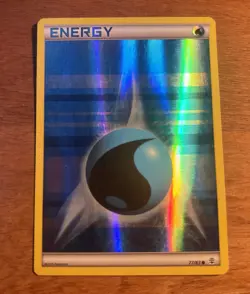 Water Energy - 77/83 - XY Generations Reverse Holo Pokemon Card - LP - Image 1
