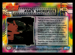 NM - Topps Pokemon Ash's Sacrifice #36 The First Movie (Blue Logo) - Image 2