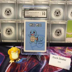 CGC 10 Squirtle Old Maid 2019 Japanese Pokemon Card - Image 1