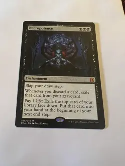 Necropotence – NM – Mythic - Eternal Masters – MtG - Image 1