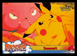 NM - Topps Pokemon Teamwork #54 The First Movie (Blue Logo) - Image 1