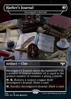 Investigator's Journal - Harker's Journal [Innistrad: Crimson Vow] Near Mint - Image 1