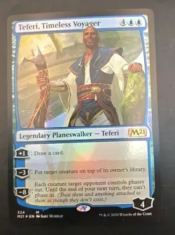 Teferi, Timeless Voyager Core Set 2021 MTG Foil Near Mint - Image 1