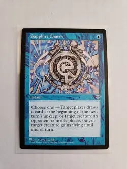 Sapphire Charm - Mirage - MTG Magic - Common - Blue Instant - Image 1