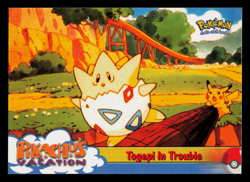 NM - Topps Pokemon Togepi in Trouble #45 The First Movie (Blue Logo) - Image 1