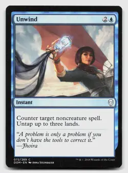 Unwind 72 Common Dominaria Magic: The Gathering Near Mint - Image 1
