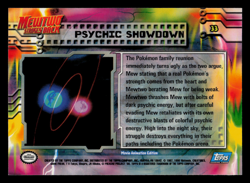 NM - Topps Pokemon Psychic Showdown #33 The First Movie (Blue Logo) - Image 2