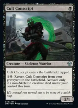 Cult Conscript [Dominaria United] Foil Near Mint - Image 1