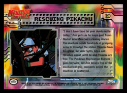 NM - Topps Pokemon Rescuing Pikachu #30 The First Movie (Blue Logo) - Image 2
