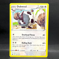 2023 POKEMON CROWN ZENITH DUBWOOL 122/159 (RARE) - Image 1