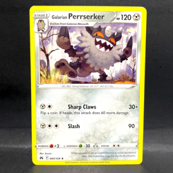 2023 POKEMON CROWN ZENITH GALARIAN PERRSERKER 085/159 (RARE) - Image 1
