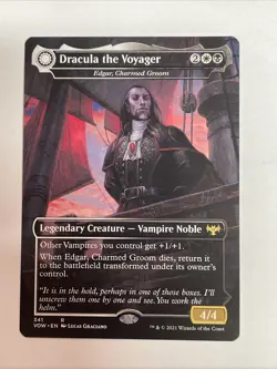Dracula the Voyager - Edgar, Charmed Groom Innistrad: Crimson Vow #341 Rare - Image 1