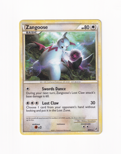Zangoose 39/95 Call of Legends Regular Non Holo Pokemon Moderately Played MP - Image 1