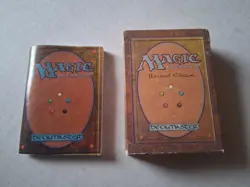 MTG REVISED Starter Deck Box Magic The Gathering 1994 Empty Opened - Image 1