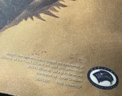MTG RARE Ultra Pro Grave Titan Playmat SIGNED 16/100 By Lucas Graciano - Image 3