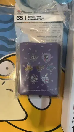 Pokemon TCG: Charming & Ghostly Card Sleeves (65 Sleeves) Pokemon Center - Image 1