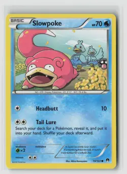 Slowpoke #19/122 Xy - Breakpoint Common Pokemon TCG LP - Image 1