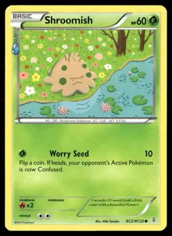 Shroomish RC2/RC32 Common Generations Pokemon Damaged - Image 1