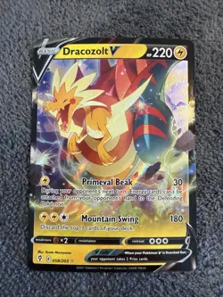 Dracozolt V 058/203 Ultra Rare Holo Evolving Skies Pokemon TCG - NM - Image 1