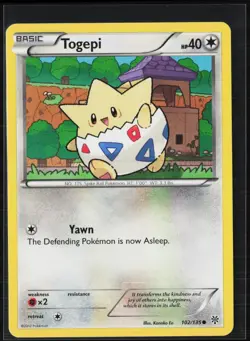 Togepi 102/135 Common Plasma Storm Pokemon Near Mint - Image 1