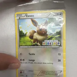 Eevee Pokemon Build-A-Bear Workshop Promo #63 Sealed - Image 3