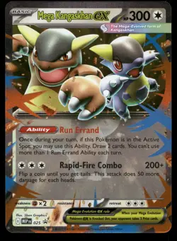 Mega Kangaskhan ex 025 Holo P ME: Mega Evolution Promo Pokemon NM - Image 1