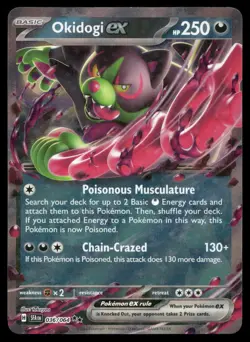 Okidogi ex 036/064 Double Rare Shrouded Fable Pokemon NM - Image 1
