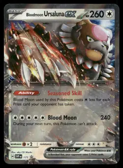 Bloodmoon Ursaluna ex 177 Holo P Scarlet & Violet Promo Pokemon NM - Image 1