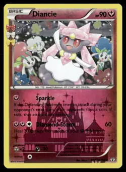 Diancie RC22/RC32 Uncommon Generations Pokemon Holo Lightly Played - Image 1