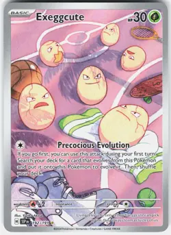 Pokemon Exeggcute 192/191 Illustration Rare Surging Sparks Pokemon Near Mint - Image 1