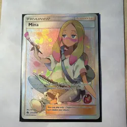 The Pokemon Company Pokemon TCG Mina 211/214 SM Lost Thunder Ultra Rare Holo Eng - Image 1
