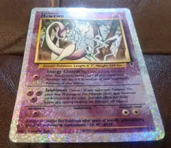 Pokemon Mewtwo #29/110 Reverse Holo Legendary Collection 2002- HEAVILY USED - HP - Image 5