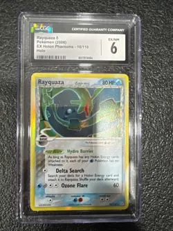 Rayquaza Holo #16 Holon Phantoms 2006 Pokemon EX CGC 6 - Image 1