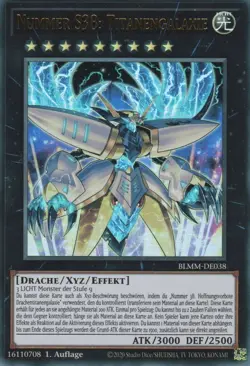 yugioh 1x Nummer S38: Titanengalaxie BLMM-DE038 ULTRA 1AUFLAGE DEUTSCH - Image 1